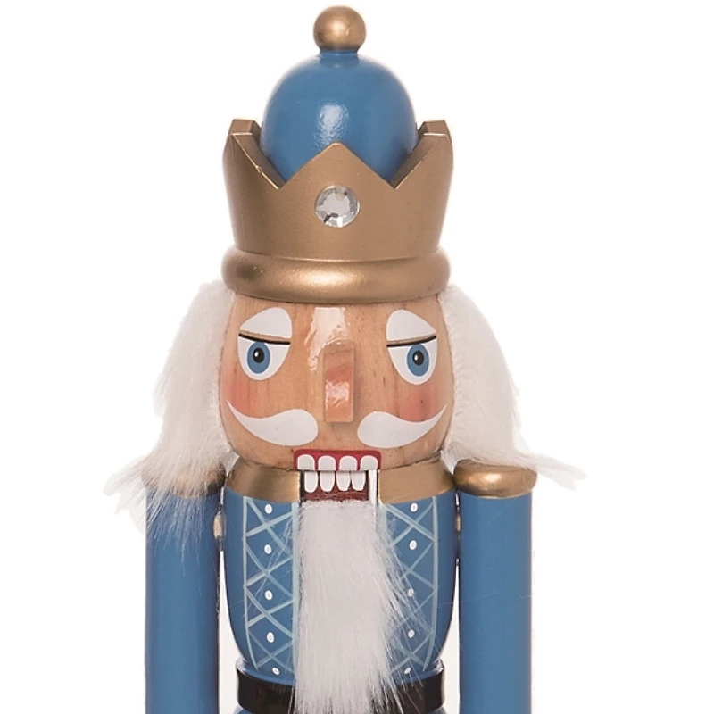 Traditional Wood Nutcrackers, Set of 2
