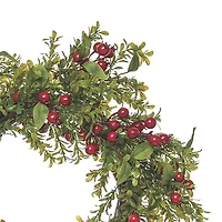 Merry Berry and Greenery Wreath