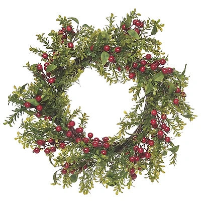 Merry Berry and Greenery Wreath