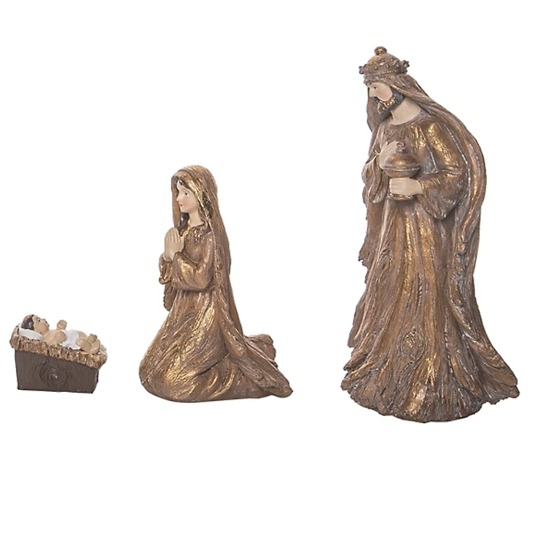 Elegant Gilded 6-pc. Nativity Set