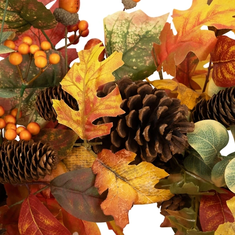 Berries and Pinecones Fall Wreath
