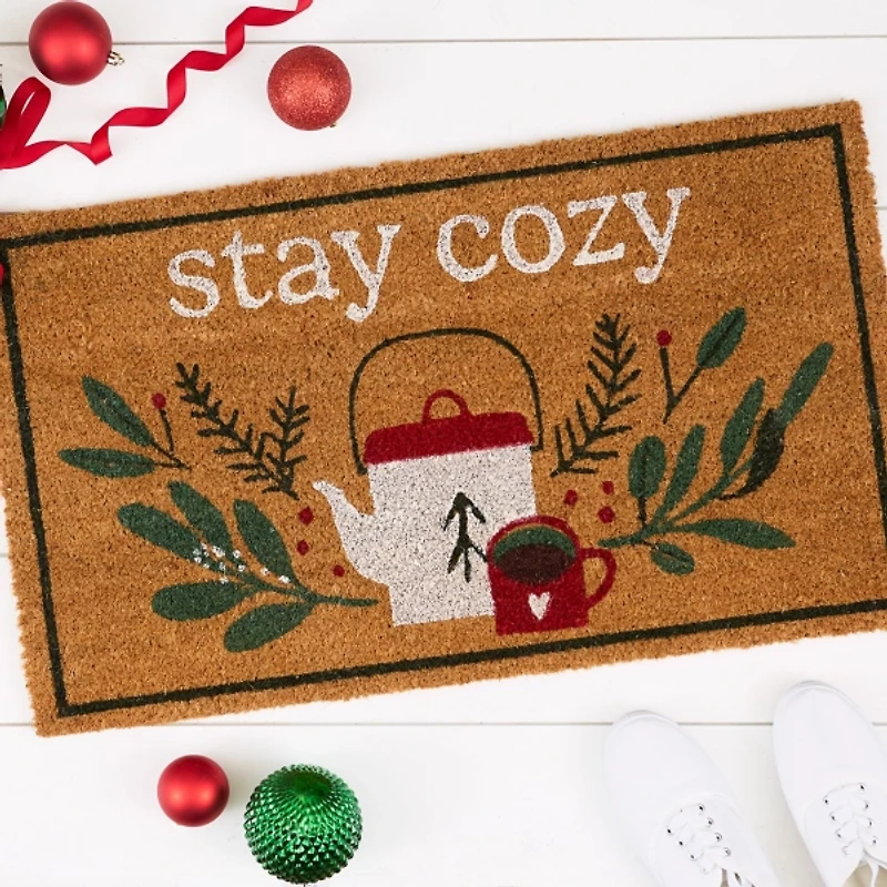 Stay Cozy Tea Kettle Doormat