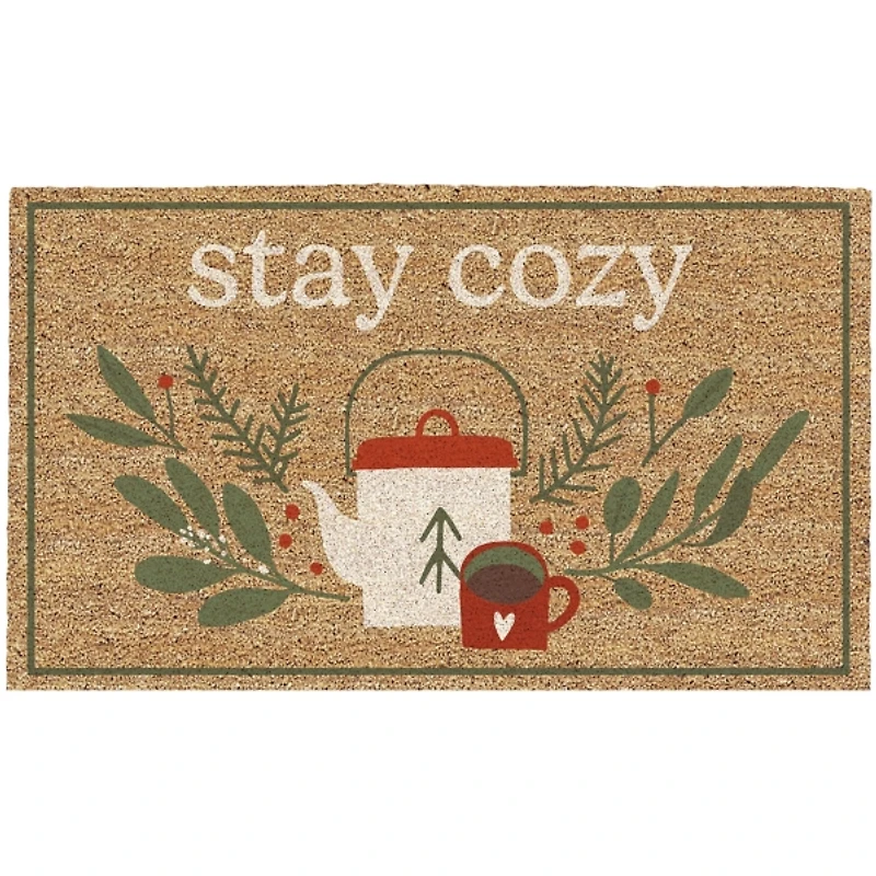 Stay Cozy Tea Kettle Doormat