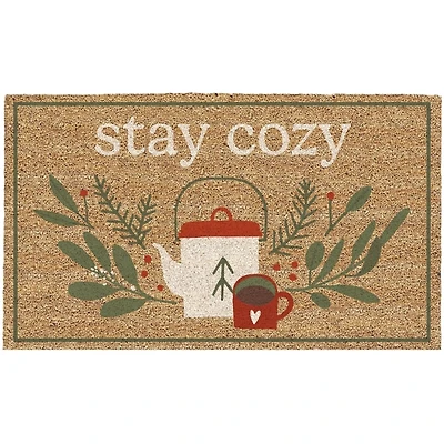 Stay Cozy Tea Kettle Doormat