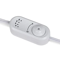 Fabric Shade Wood Candle Warmer Lamp