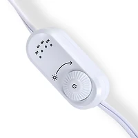 Rattan Shade Wood Candle Warmer Lamp