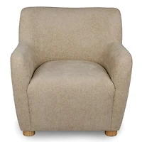 Astor Natural Upholstered Armchair