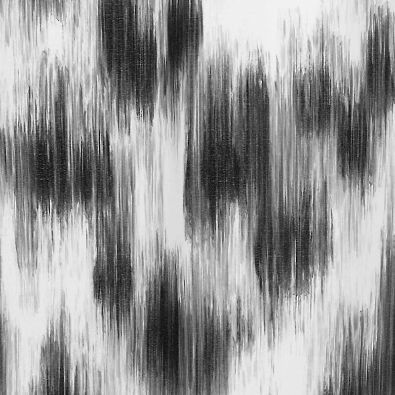 Nicole Miller Black & White Leopard Shower Curtain