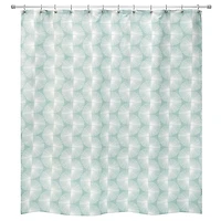 Nicole Miller Blue Kendall Shower Curtain
