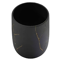 Nicole Miller Sydney Black Wastebasket
