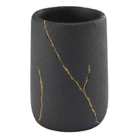 Nicole Miller Sydney Black Bathroom Tumbler