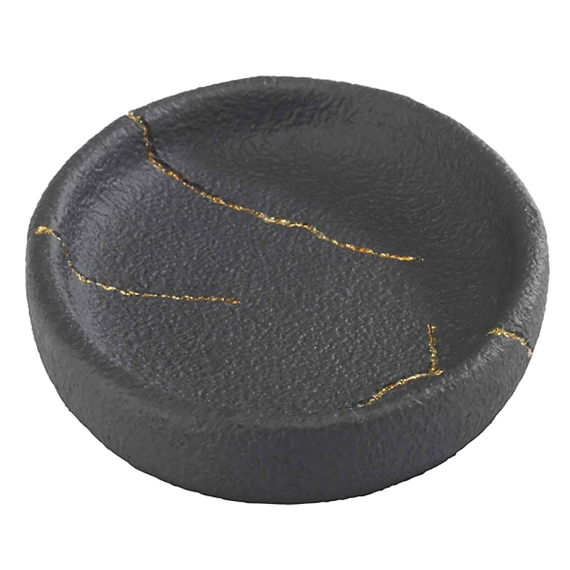 Nicole Miller Sydney Black Soap Dish