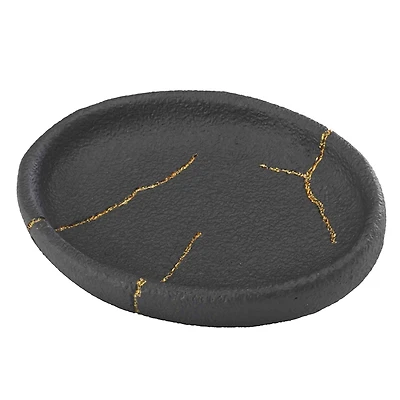 Nicole Miller Sydney Black Soap Dish