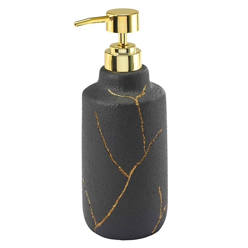 Nicole Miller Sydney Black Soap Dispenser
