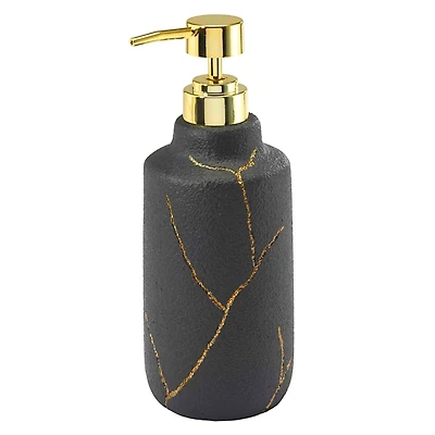 Nicole Miller Sydney Black Soap Dispenser