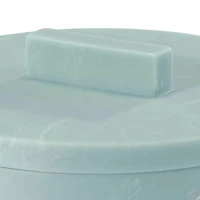 Nicole Miller Blue Kendall Oasis Bathroom Jar