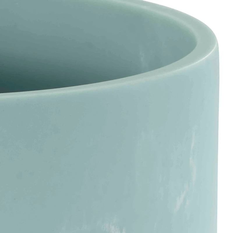 Nicole Miller Blue Kendall Oasis Wastebasket