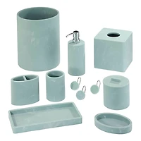 Nicole Miller Blue Kendall Oasis Wastebasket