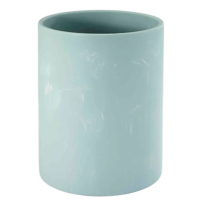 Nicole Miller Blue Kendall Oasis Wastebasket