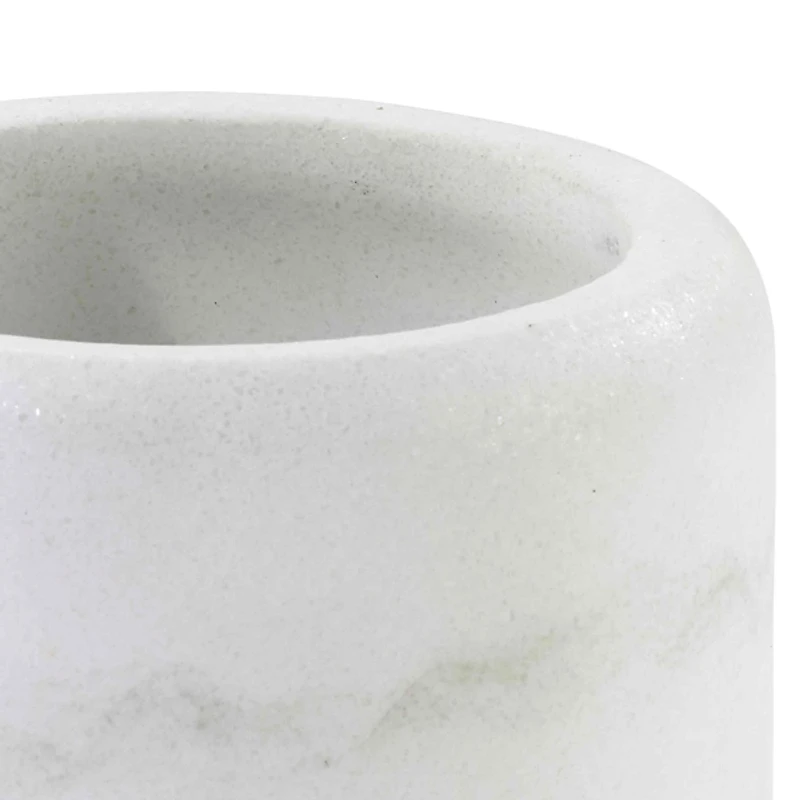 Murano Blue Faux Marble Bathroom Tumbler