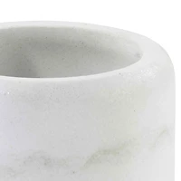 Murano Blue Faux Marble Bathroom Tumbler