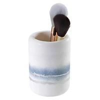 Murano Blue Faux Marble Bathroom Tumbler