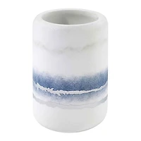 Murano Blue Faux Marble Bathroom Tumbler