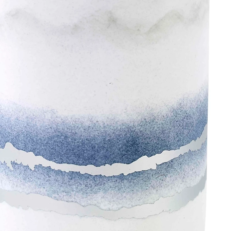 Murano Blue Faux Marble Lotion Dispenser