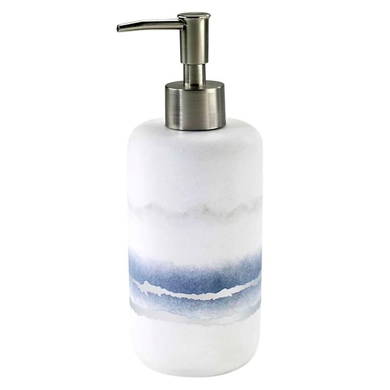 Murano Blue Faux Marble Lotion Dispenser