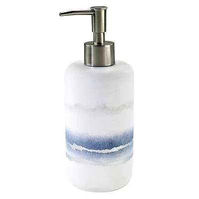 Murano Blue Faux Marble Lotion Dispenser