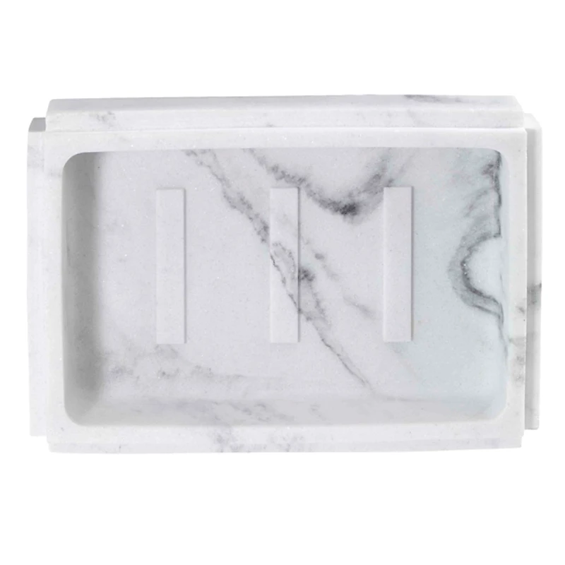 Catania Faux Marble Soap Dish