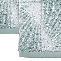 Nicole Miller Blue Kendall Bath Towels, Set of 2