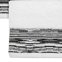 Nicole Miller Sydney Striped Bath Towels, Set of 2