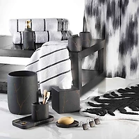 Nicole Miller Sydney Striped Bath Towels, Set of 2