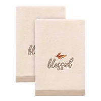 Blessed Fall Harvest Fingertip Towels, Set of 2