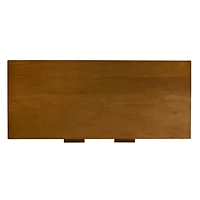 Leighton Natural Ribbed Wood Cabinet