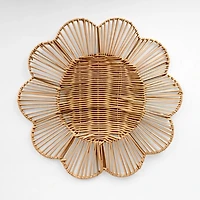 Natural Rattan Flower Charger