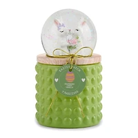 Green Easter Patch 1-Wick Globe Jar Candle
