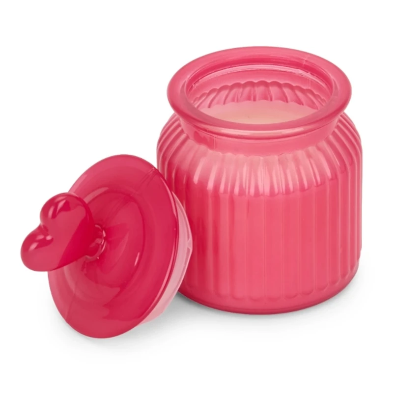 Cupids Arrow Heart Finial 2-Wick Jar Candle