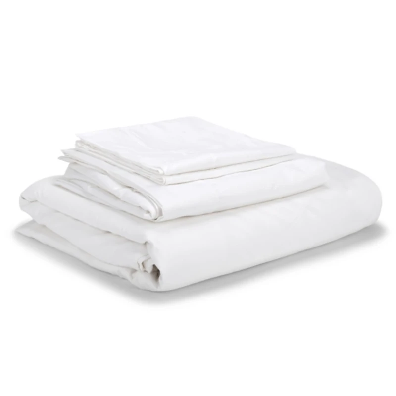 Everhome White Pima Cotton 4-pc. Full Sheet Set