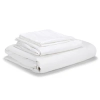 Everhome White Pima Cotton 4-pc. Queen Sheet Set