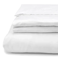 Nestwell Bright White 3-pc. King Duvet Set
