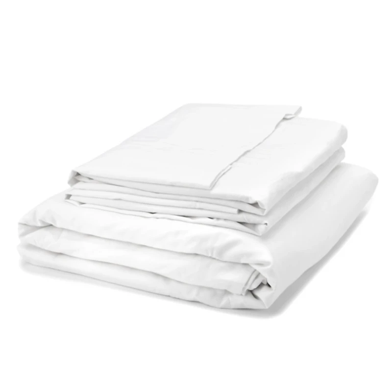 Nestwell Bright White 3-pc. King Duvet Set