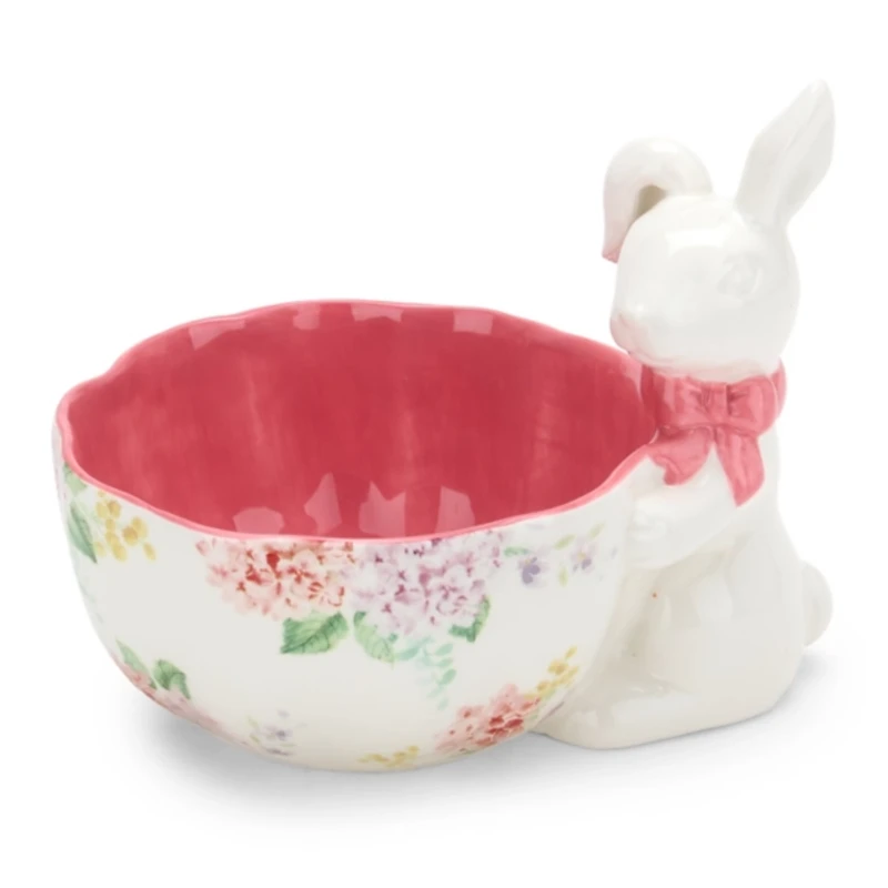 Pink Easter Bunny Candy Bowl