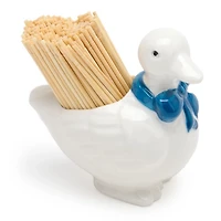 Blue Easter Duck Toothpick Holder