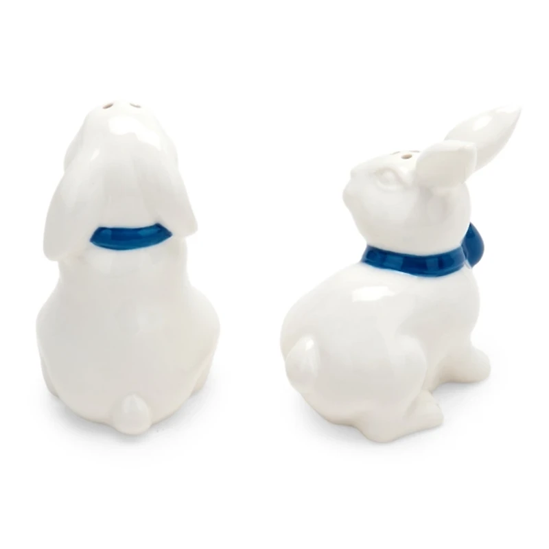 Blue Easter Bunnies Salt & Pepper Shaker Set