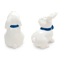 Blue Easter Bunnies Salt & Pepper Shaker Set