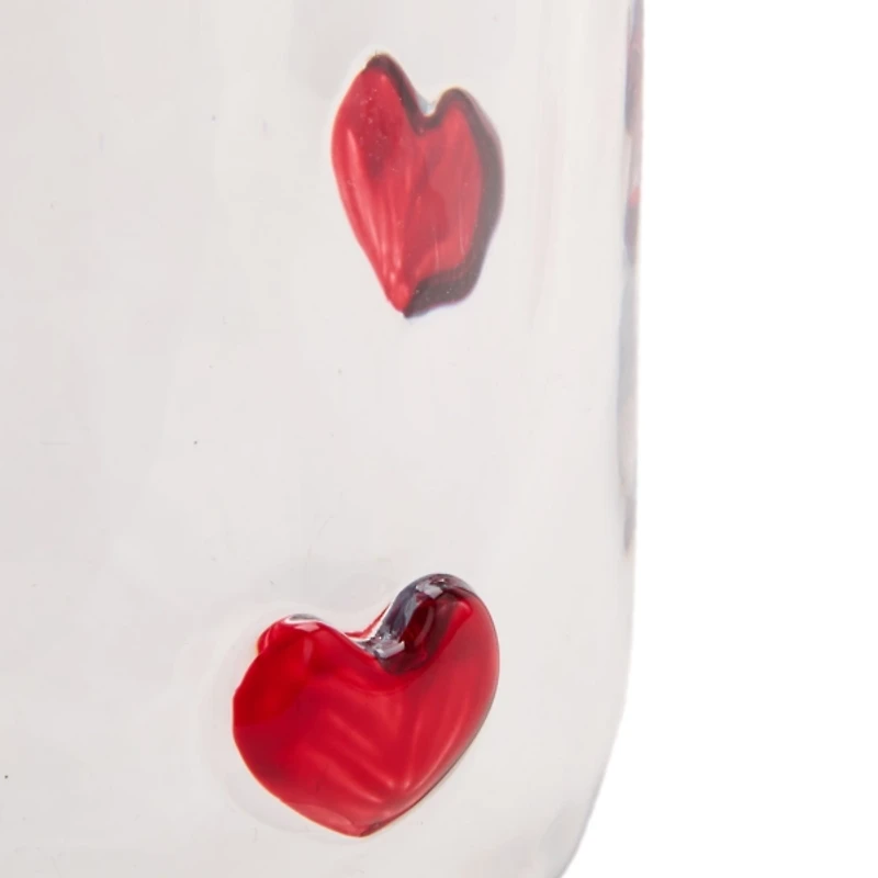 Valentine Heart Icon Wine Glass