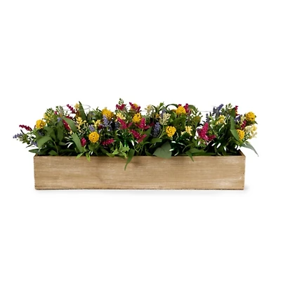Tricolor Wildflower 3-Hurricane Centerpiece
