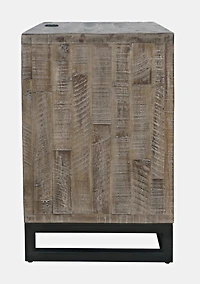 East Hampton Distressed Gray Nightstand